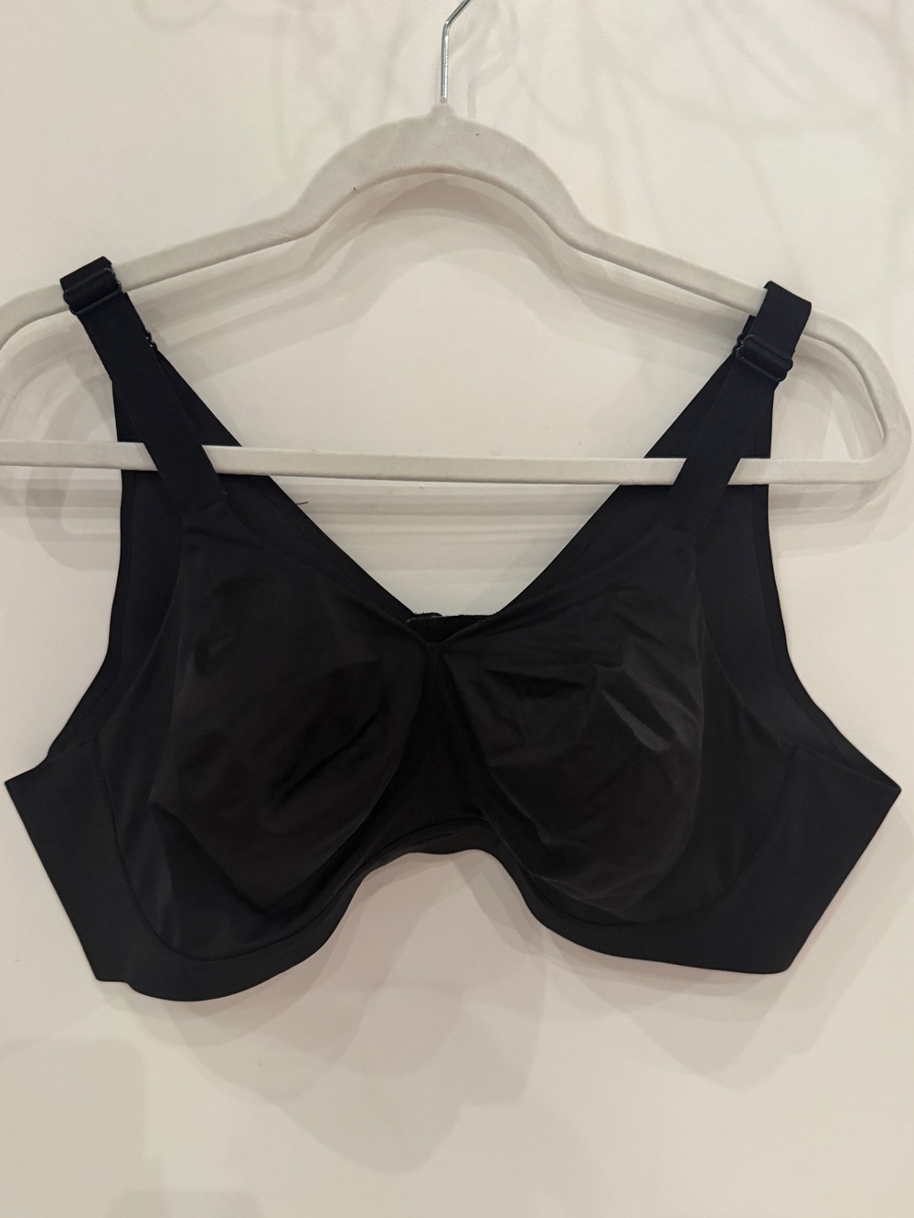 46c Black Seamless Support Bra - Women Intimates & Sleepwear thick straps band